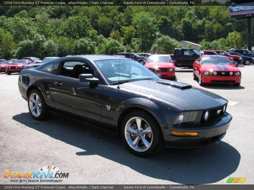 2009 Ford Mustang GT Premium Coupe Alloy Metallic / Dark Charcoal Photo #4