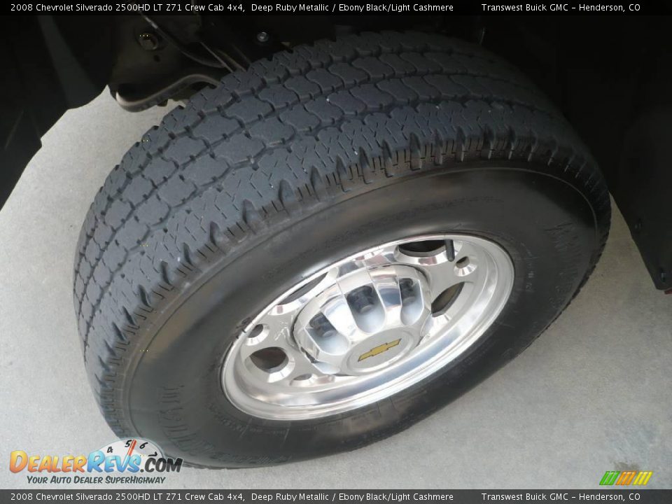 2008 Chevrolet Silverado 2500HD LT Z71 Crew Cab 4x4 Deep Ruby Metallic / Ebony Black/Light Cashmere Photo #7