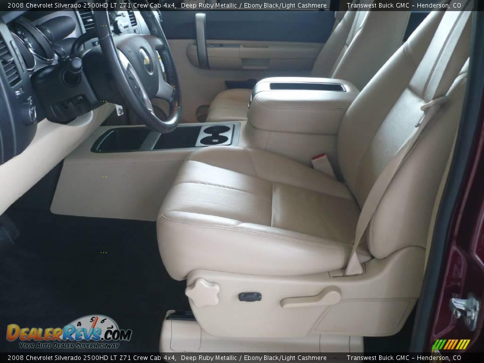2008 Chevrolet Silverado 2500HD LT Z71 Crew Cab 4x4 Deep Ruby Metallic / Ebony Black/Light Cashmere Photo #8