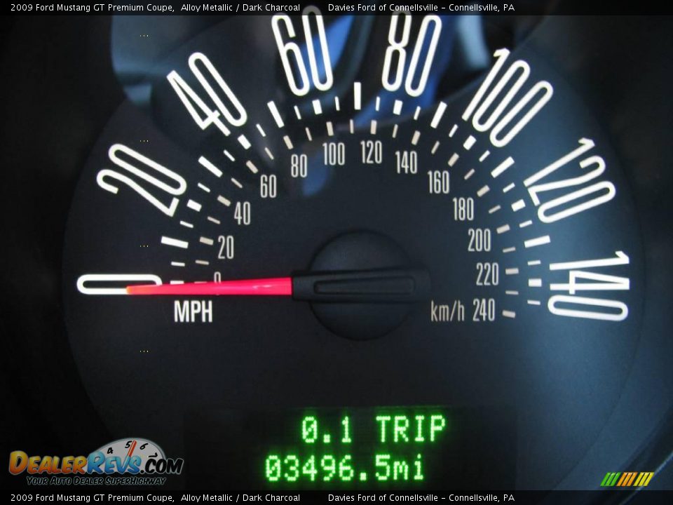 2009 Ford Mustang GT Premium Coupe Alloy Metallic / Dark Charcoal Photo #8
