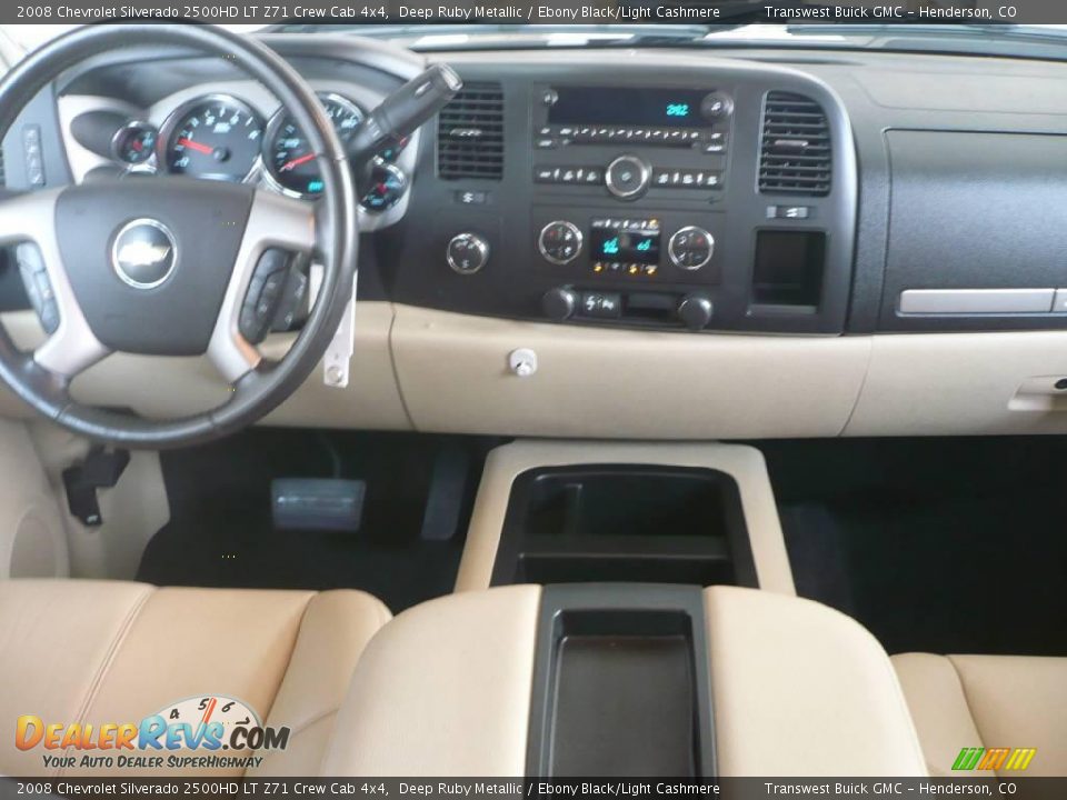 2008 Chevrolet Silverado 2500HD LT Z71 Crew Cab 4x4 Deep Ruby Metallic / Ebony Black/Light Cashmere Photo #11