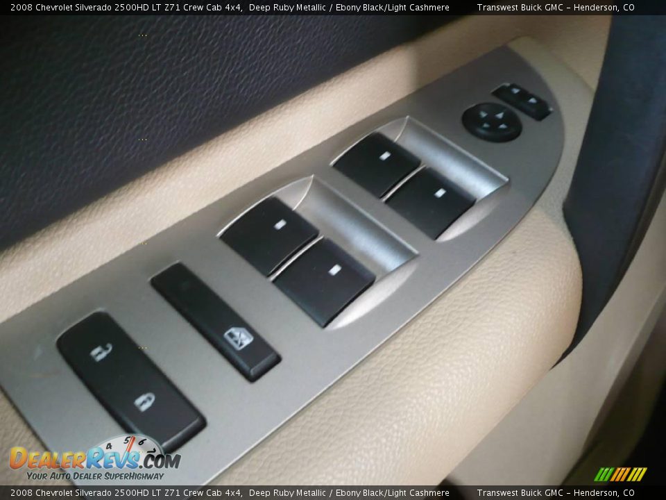 2008 Chevrolet Silverado 2500HD LT Z71 Crew Cab 4x4 Deep Ruby Metallic / Ebony Black/Light Cashmere Photo #12