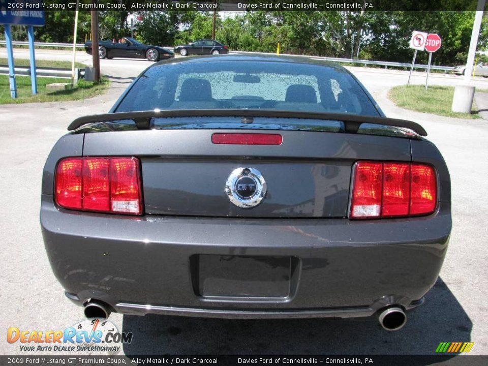 2009 Ford Mustang GT Premium Coupe Alloy Metallic / Dark Charcoal Photo #10