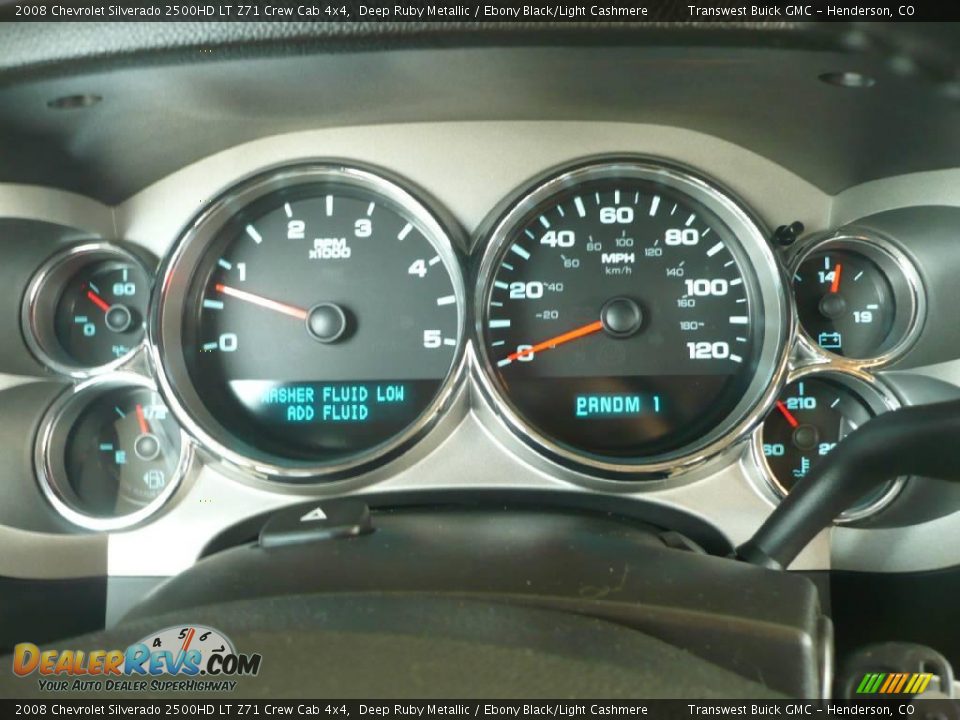 2008 Chevrolet Silverado 2500HD LT Z71 Crew Cab 4x4 Deep Ruby Metallic / Ebony Black/Light Cashmere Photo #13