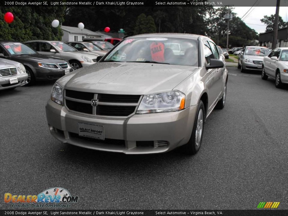 2008 Dodge Avenger SE Light Sandstone Metallic / Dark Khaki/Light Graystone Photo #4