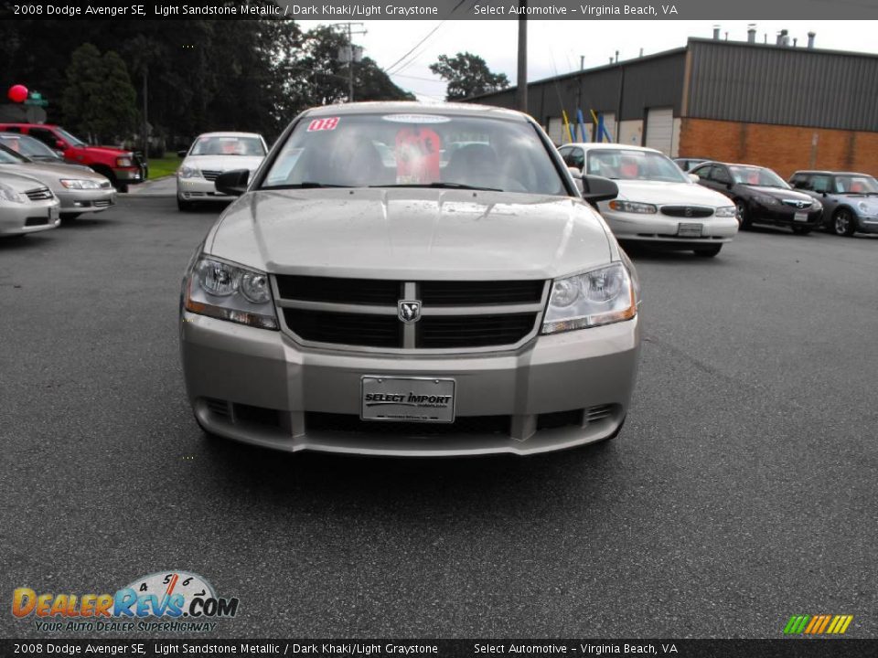 2008 Dodge Avenger SE Light Sandstone Metallic / Dark Khaki/Light Graystone Photo #5
