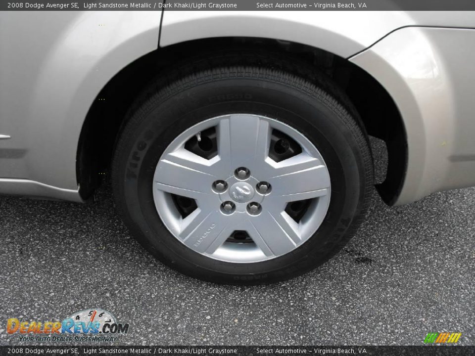 2008 Dodge Avenger SE Light Sandstone Metallic / Dark Khaki/Light Graystone Photo #12