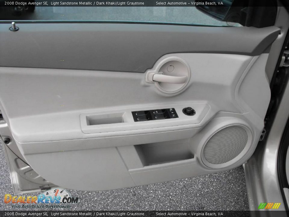 2008 Dodge Avenger SE Light Sandstone Metallic / Dark Khaki/Light Graystone Photo #15