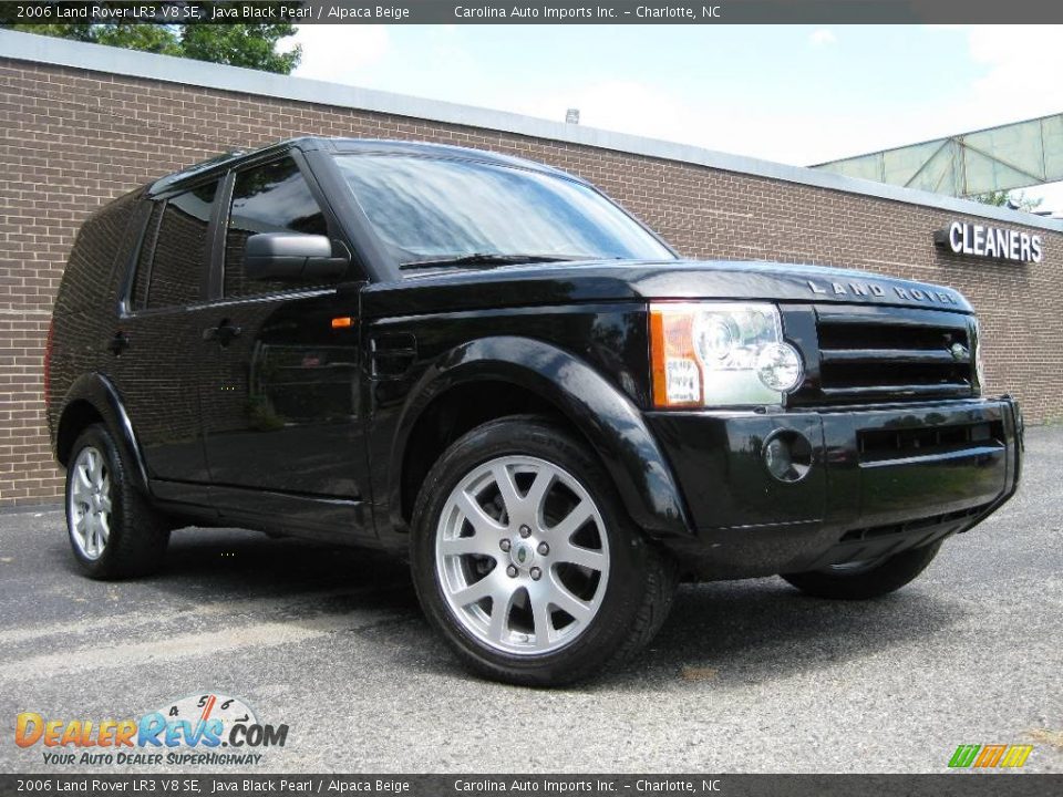 2006 Land Rover LR3 V8 SE Java Black Pearl / Alpaca Beige Photo #2