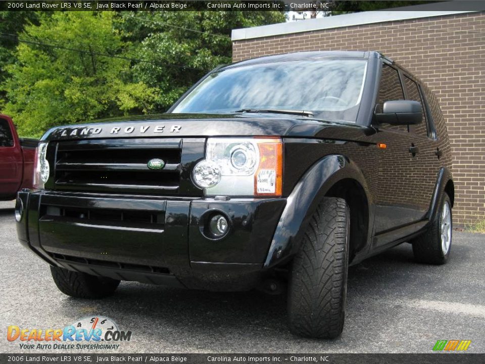 2006 Land Rover LR3 V8 SE Java Black Pearl / Alpaca Beige Photo #4