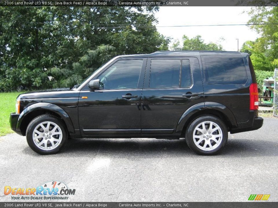 2006 Land Rover LR3 V8 SE Java Black Pearl / Alpaca Beige Photo #5