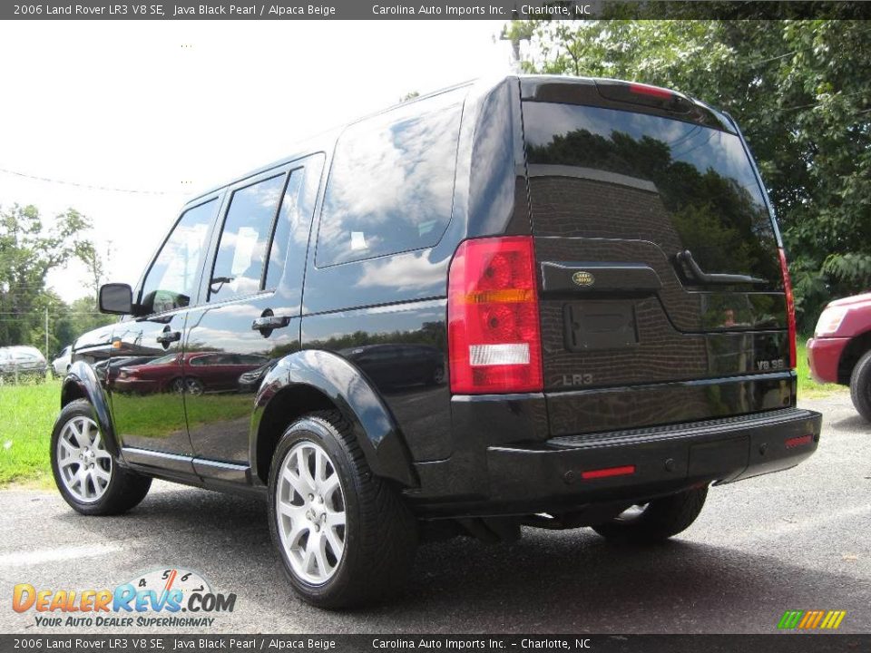 2006 Land Rover LR3 V8 SE Java Black Pearl / Alpaca Beige Photo #6