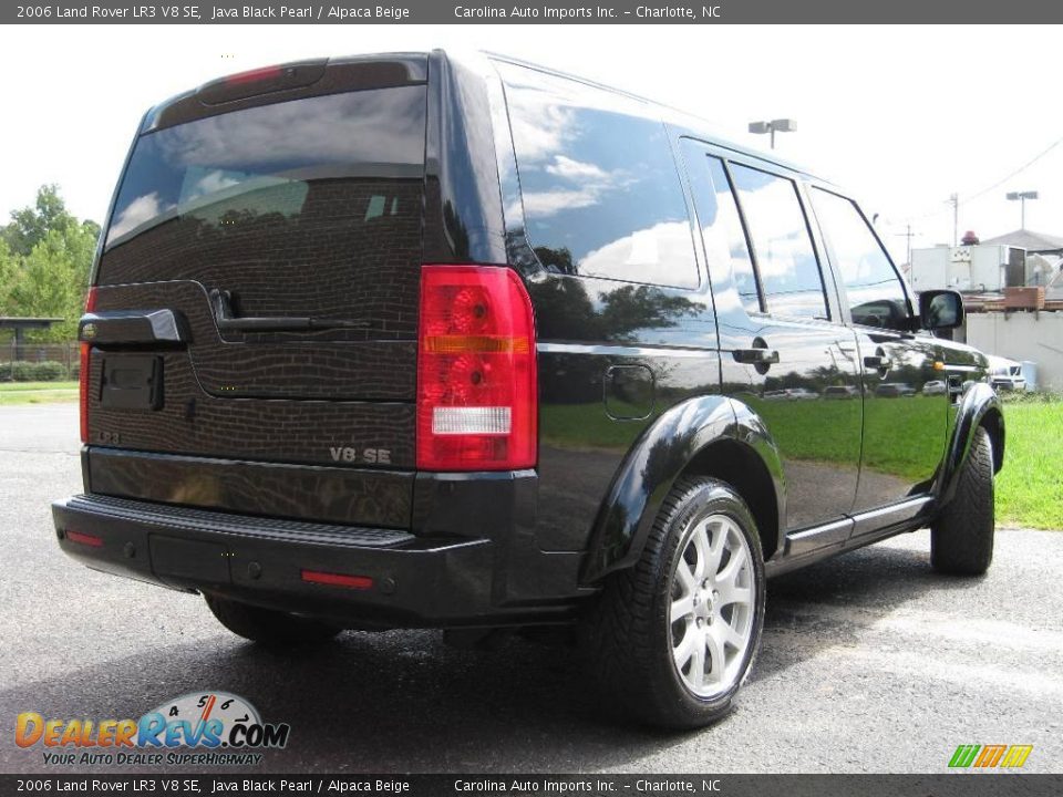 2006 Land Rover LR3 V8 SE Java Black Pearl / Alpaca Beige Photo #8