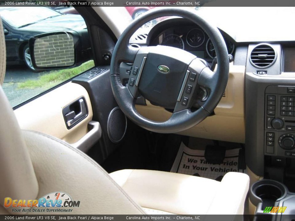 2006 Land Rover LR3 V8 SE Java Black Pearl / Alpaca Beige Photo #10