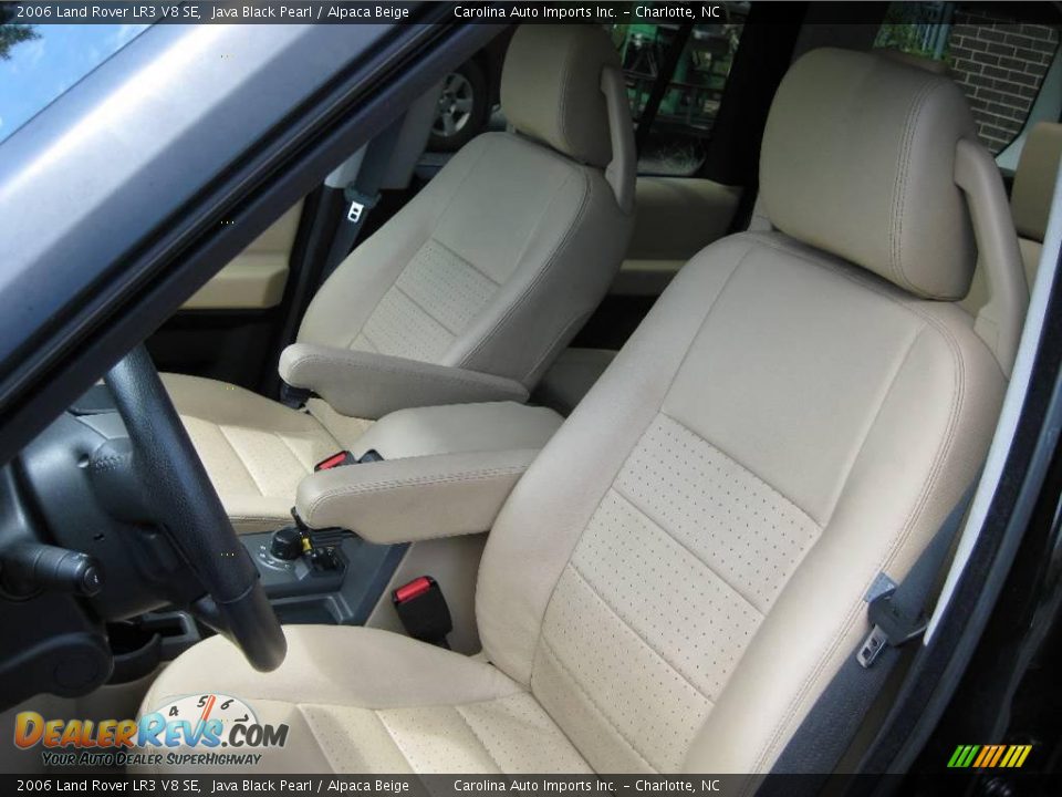 2006 Land Rover LR3 V8 SE Java Black Pearl / Alpaca Beige Photo #17