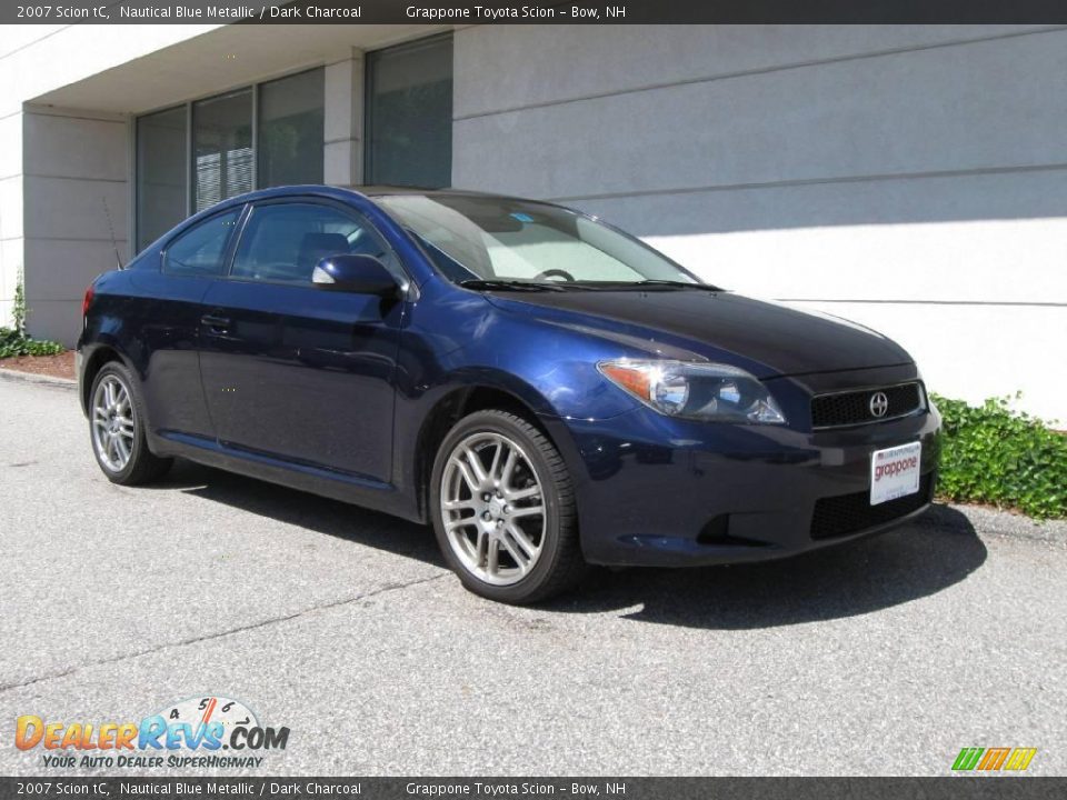 2007 Scion tC Nautical Blue Metallic / Dark Charcoal Photo #1