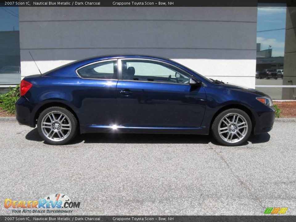 2007 Scion tC Nautical Blue Metallic / Dark Charcoal Photo #2