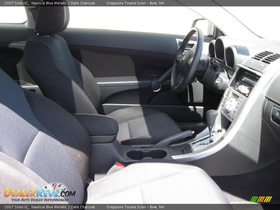 2007 Scion tC Nautical Blue Metallic / Dark Charcoal Photo #7