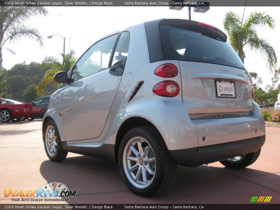 2009 Smart fortwo passion coupe Silver Metallic / Design Black Photo #4