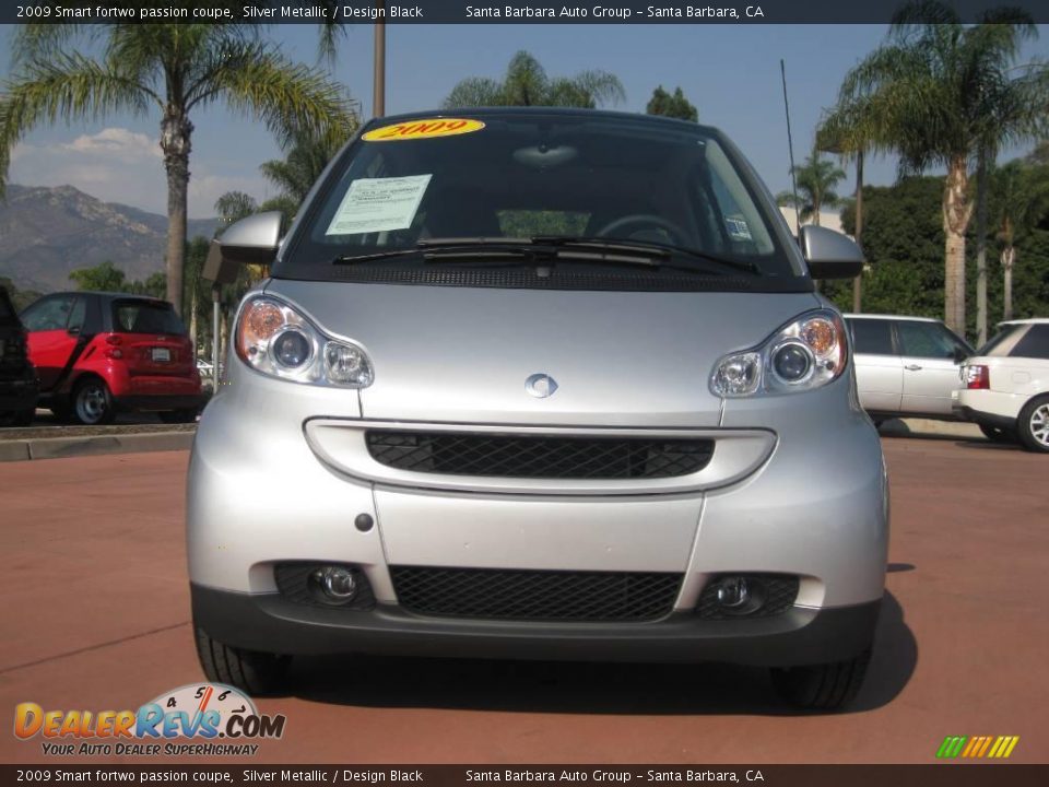 2009 Smart fortwo passion coupe Silver Metallic / Design Black Photo #5