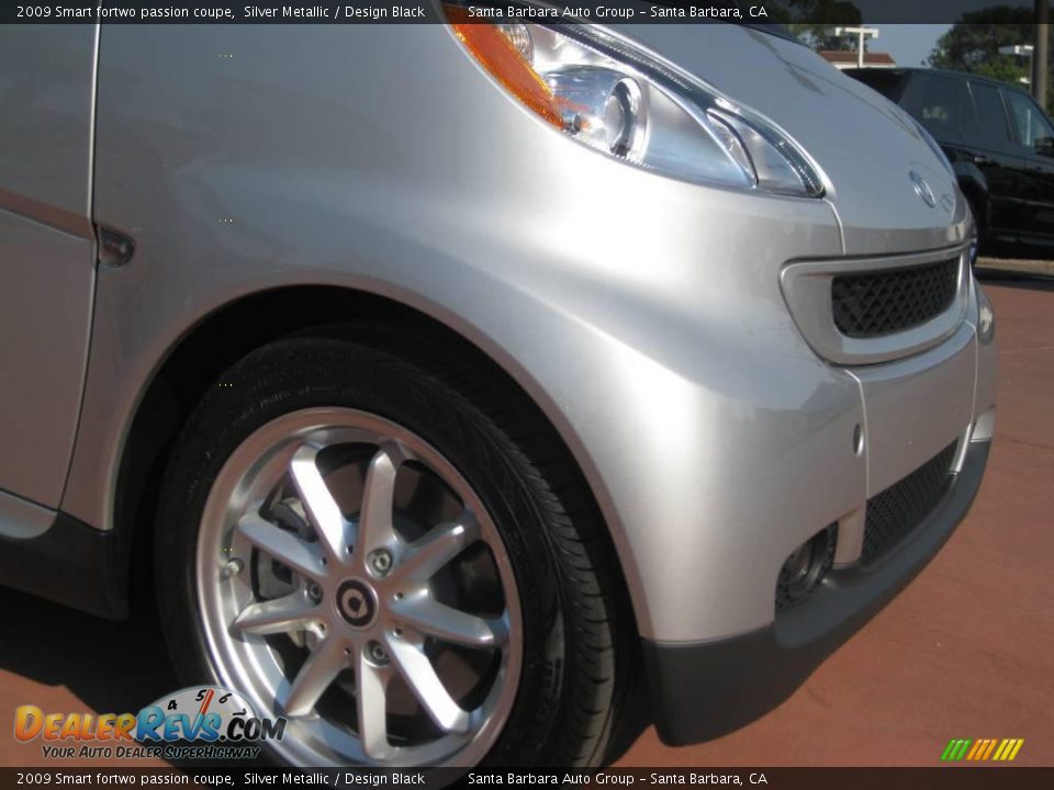 2009 Smart fortwo passion coupe Silver Metallic / Design Black Photo #8