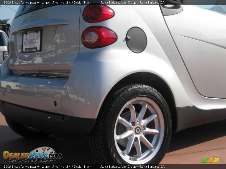 2009 Smart fortwo passion coupe Silver Metallic / Design Black Photo #9