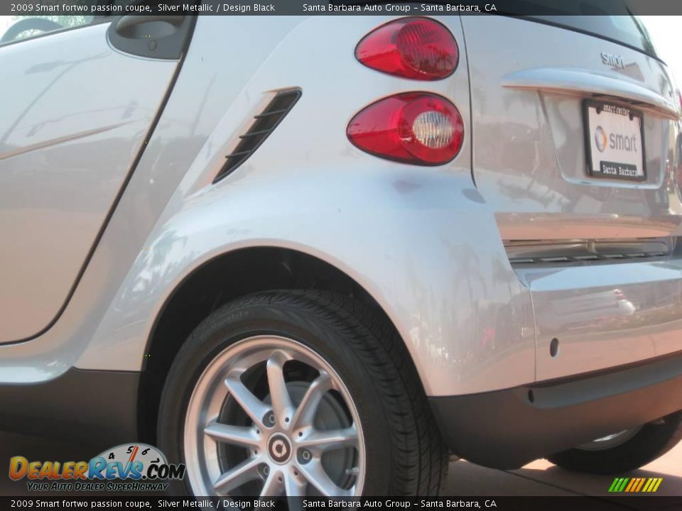 2009 Smart fortwo passion coupe Silver Metallic / Design Black Photo #10
