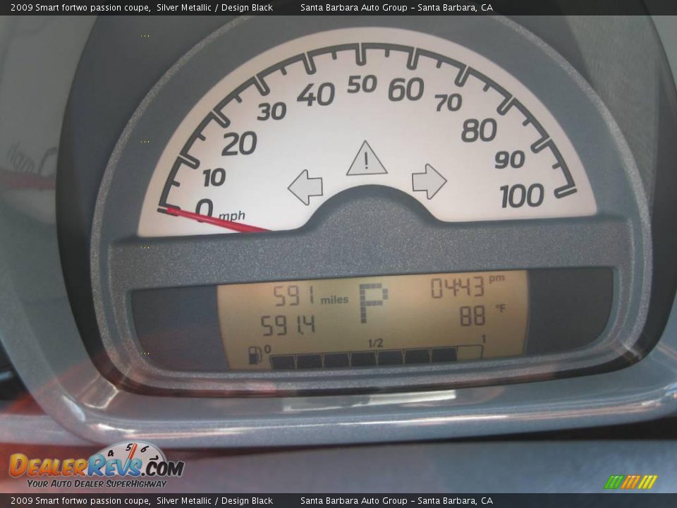 2009 Smart fortwo passion coupe Silver Metallic / Design Black Photo #15