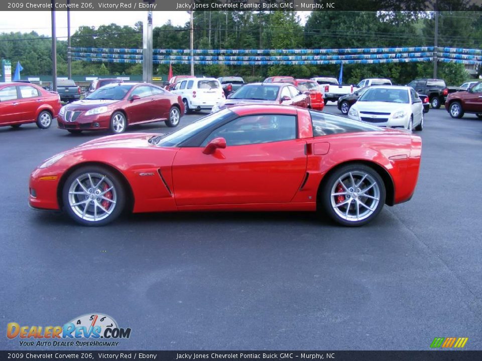 2009 Chevrolet Corvette Z06 Victory Red / Ebony Photo #5