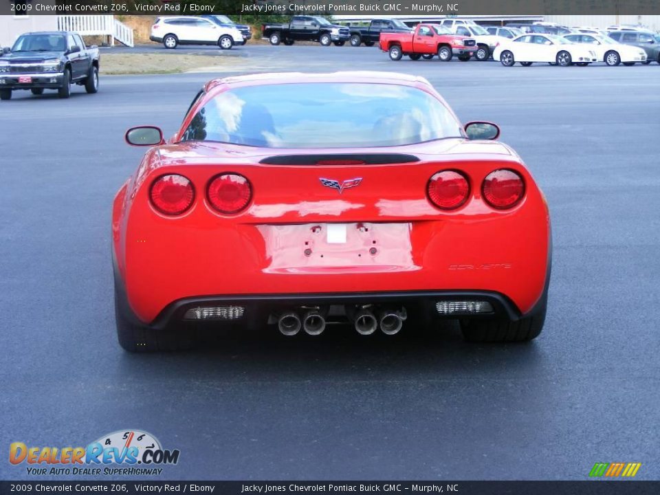 2009 Chevrolet Corvette Z06 Victory Red / Ebony Photo #7