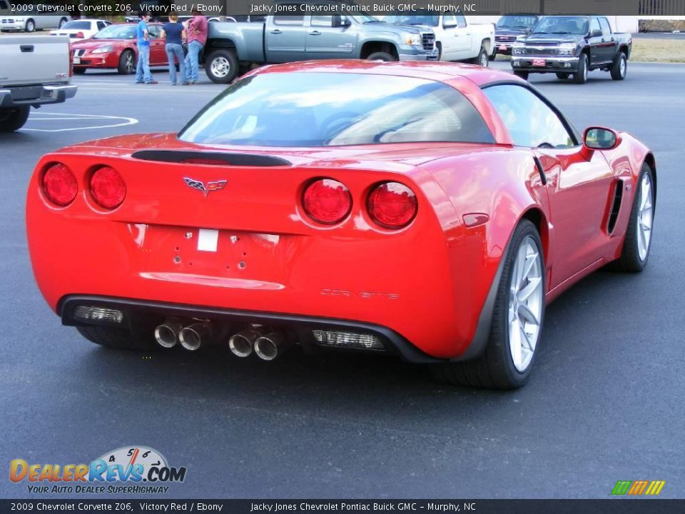 2009 Chevrolet Corvette Z06 Victory Red / Ebony Photo #8