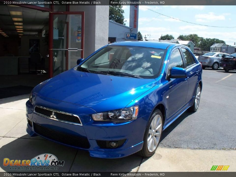 2010 Mitsubishi Lancer Sportback GTS Octane Blue Metallic / Black Photo #1