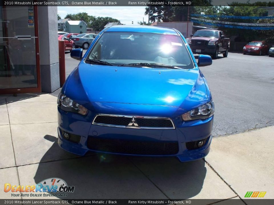 2010 Mitsubishi Lancer Sportback GTS Octane Blue Metallic / Black Photo #5