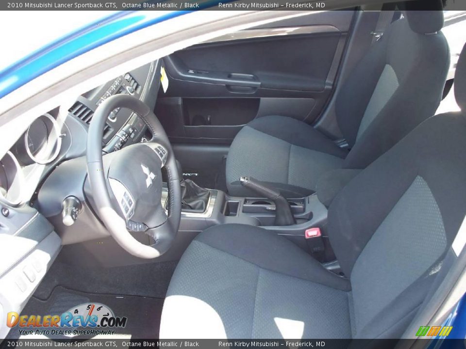 2010 Mitsubishi Lancer Sportback GTS Octane Blue Metallic / Black Photo #7