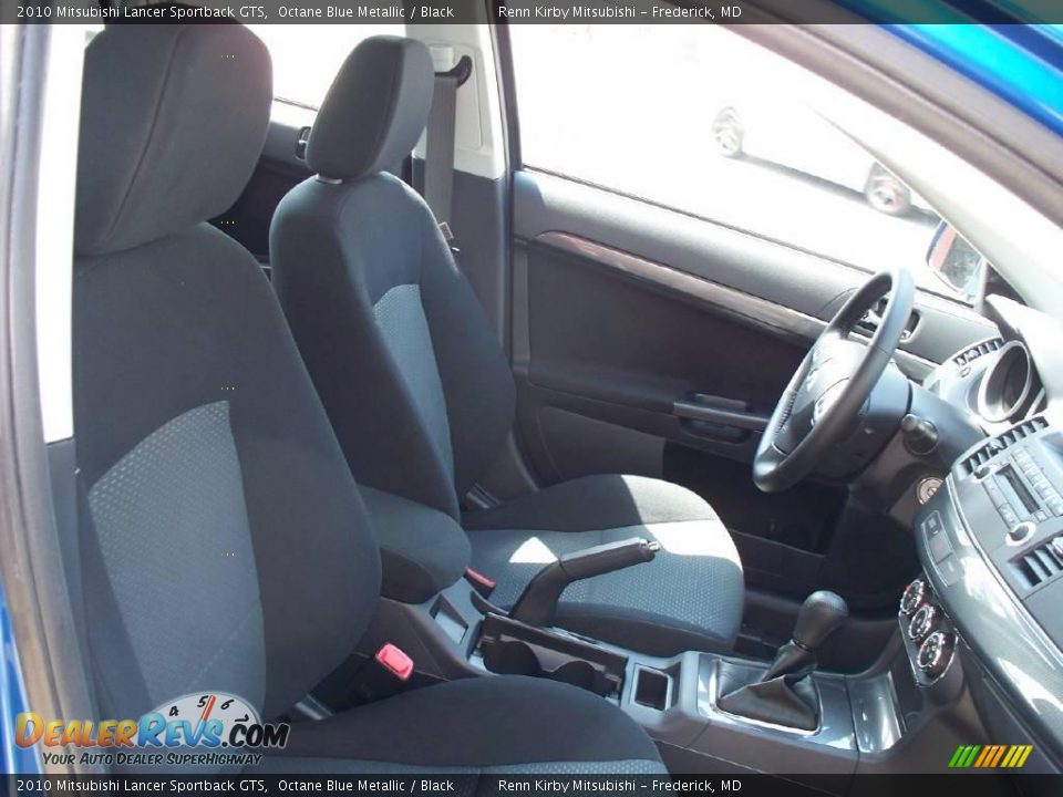 2010 Mitsubishi Lancer Sportback GTS Octane Blue Metallic / Black Photo #13