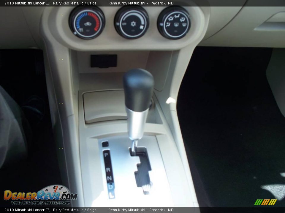 2010 Mitsubishi Lancer ES Rally Red Metallic / Beige Photo #9