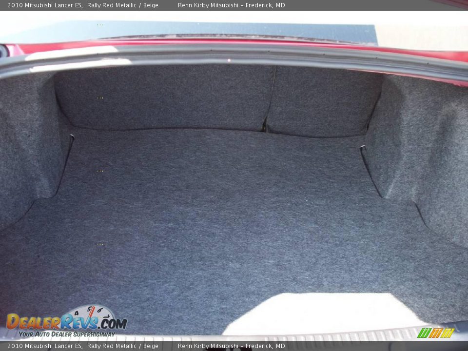 2010 Mitsubishi Lancer ES Rally Red Metallic / Beige Photo #12