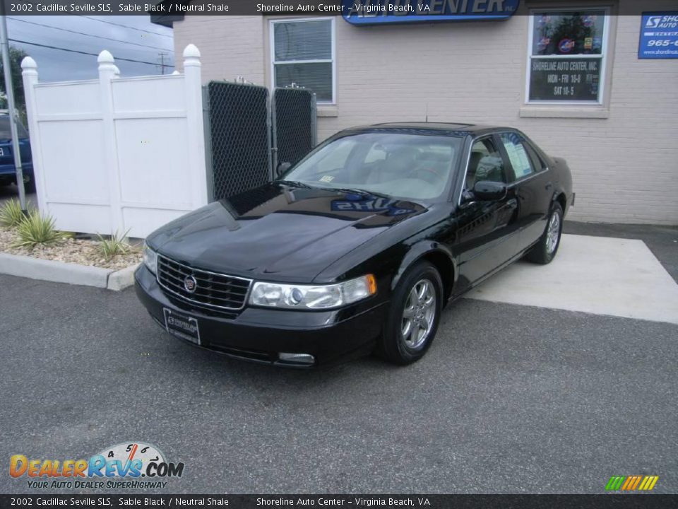 2002 Cadillac Seville SLS Sable Black / Neutral Shale Photo #2