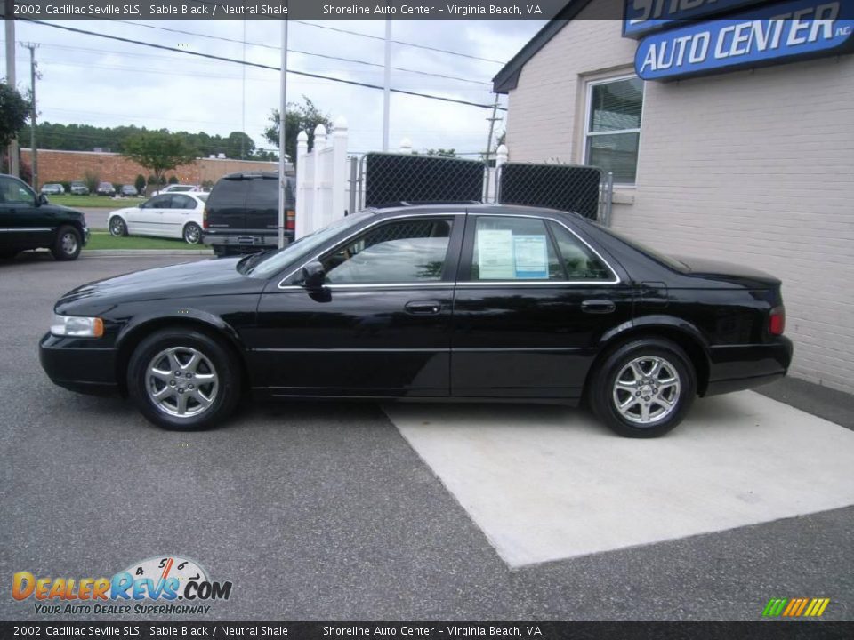 2002 Cadillac Seville SLS Sable Black / Neutral Shale Photo #3