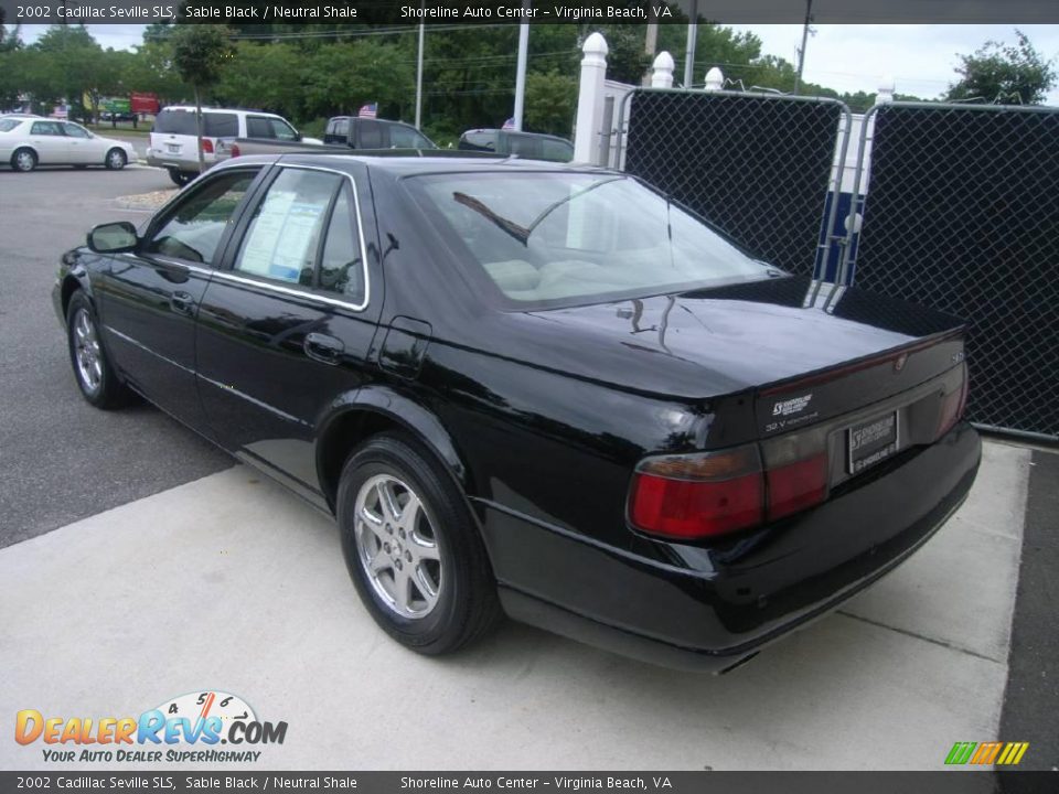 2002 Cadillac Seville SLS Sable Black / Neutral Shale Photo #4