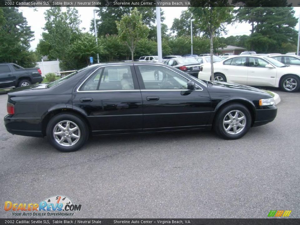 2002 Cadillac Seville SLS Sable Black / Neutral Shale Photo #7