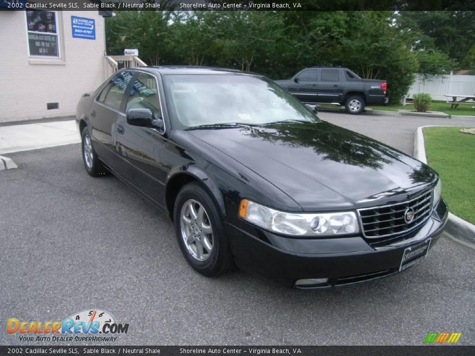 2002 Cadillac Seville SLS Sable Black / Neutral Shale Photo #8