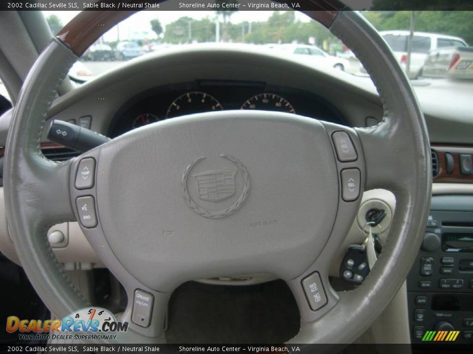 2002 Cadillac Seville SLS Sable Black / Neutral Shale Photo #19