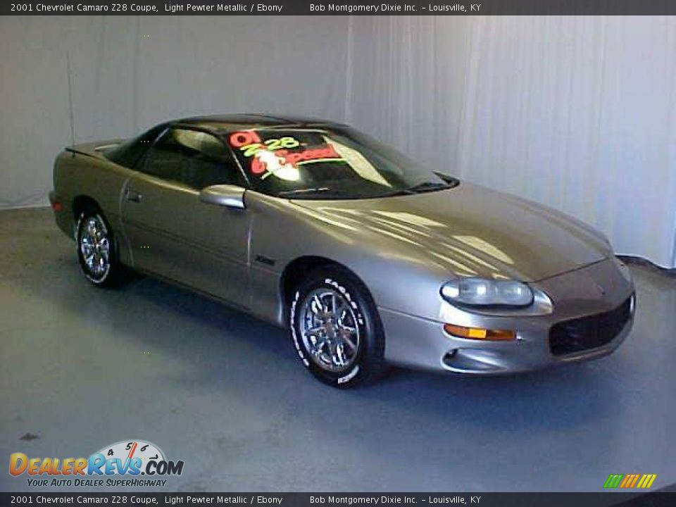 2001 Chevrolet Camaro Z28 Coupe Light Pewter Metallic / Ebony Photo #1