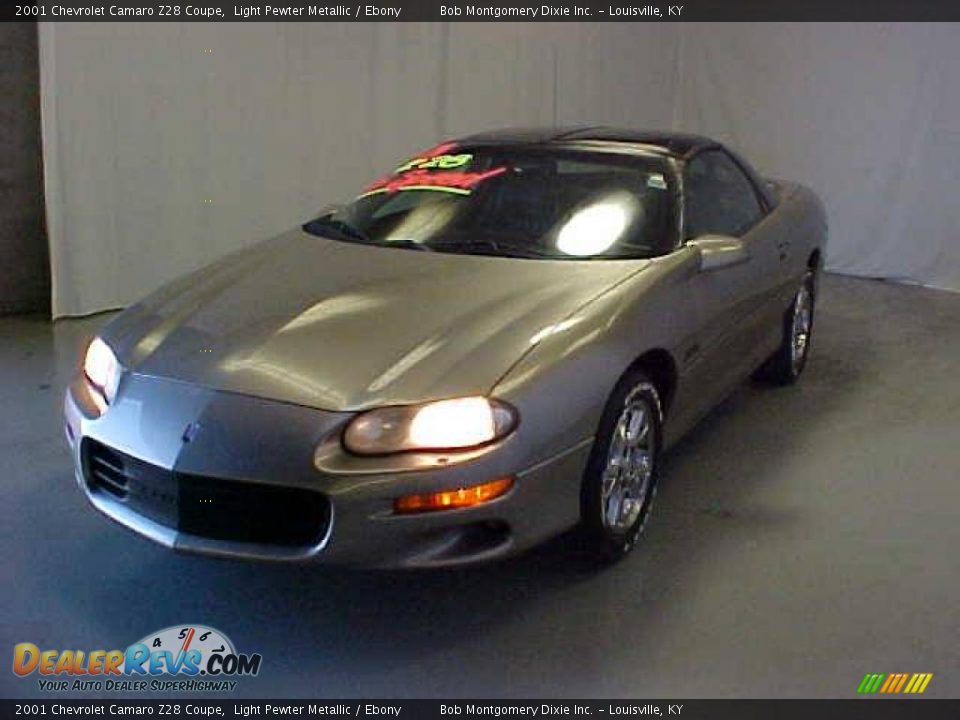 2001 Chevrolet Camaro Z28 Coupe Light Pewter Metallic / Ebony Photo #3