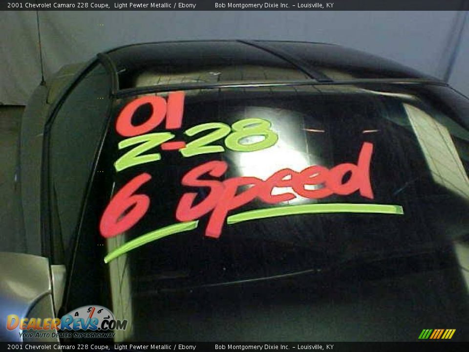 2001 Chevrolet Camaro Z28 Coupe Light Pewter Metallic / Ebony Photo #7