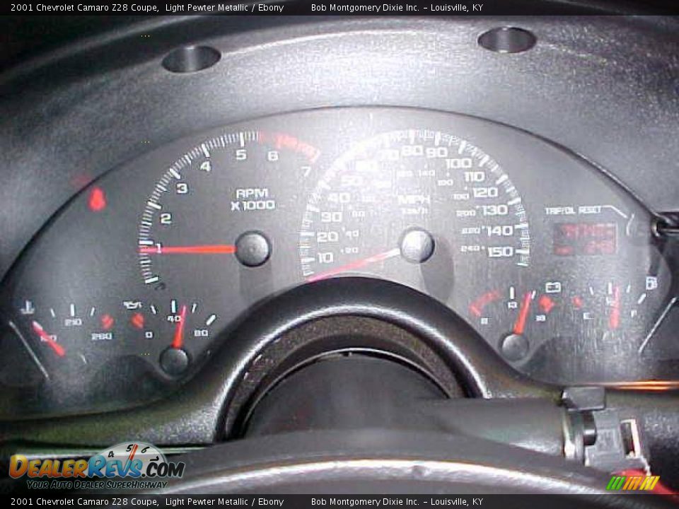 2001 Chevrolet Camaro Z28 Coupe Light Pewter Metallic / Ebony Photo #20