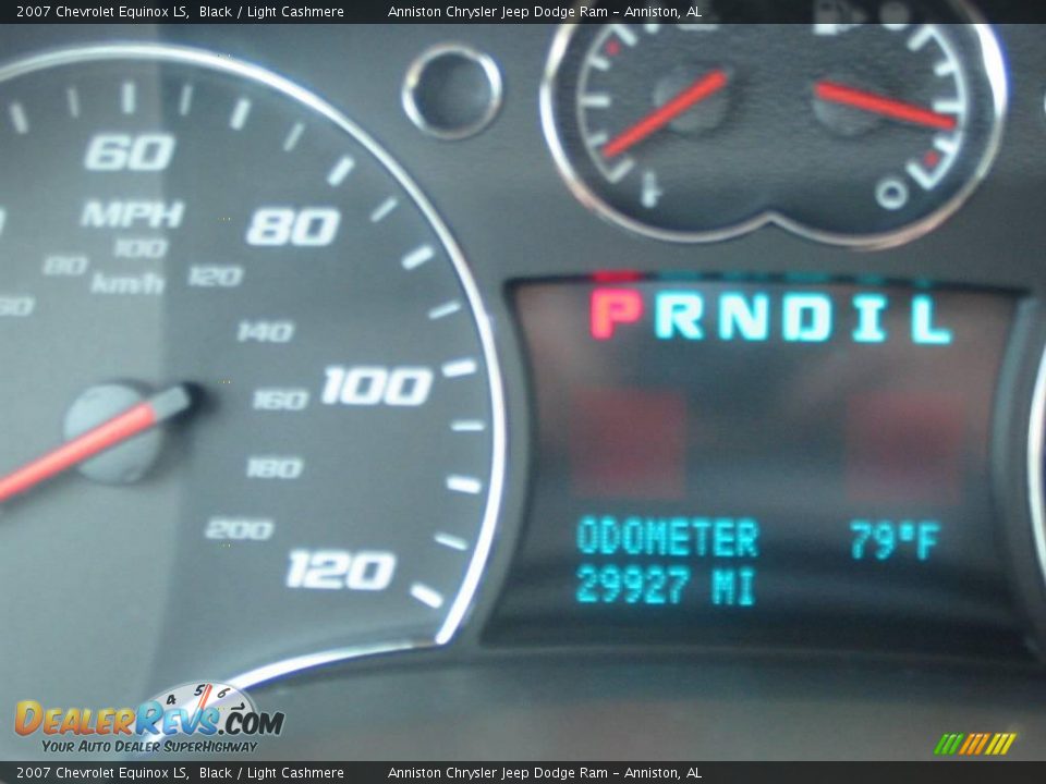 2007 Chevrolet Equinox LS Black / Light Cashmere Photo #7