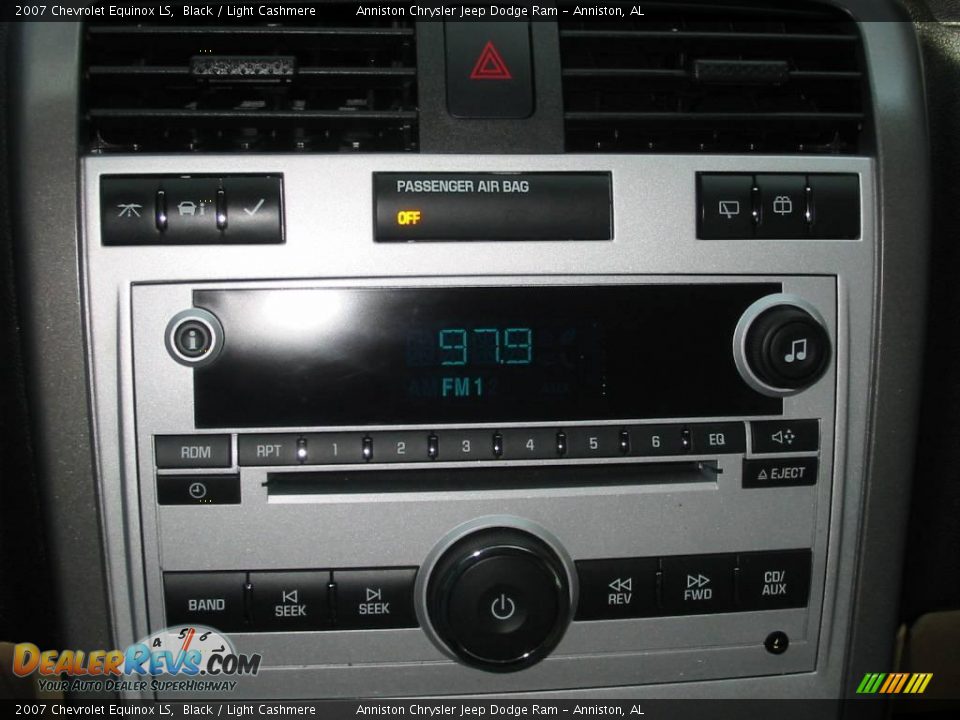 2007 Chevrolet Equinox LS Black / Light Cashmere Photo #10