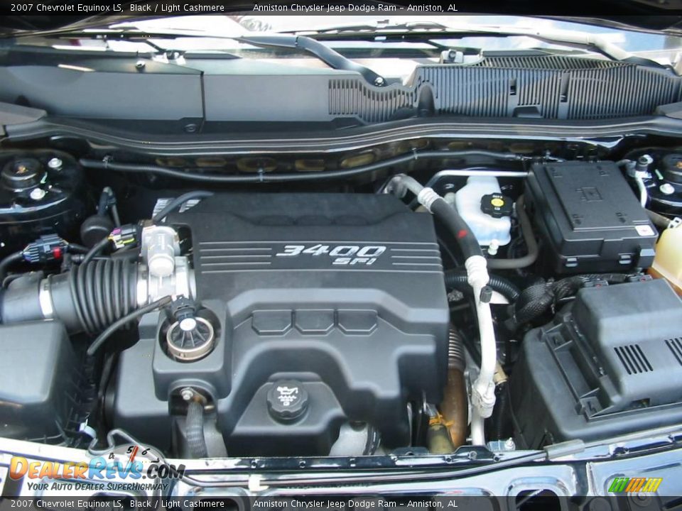 2007 Chevrolet Equinox LS Black / Light Cashmere Photo #12